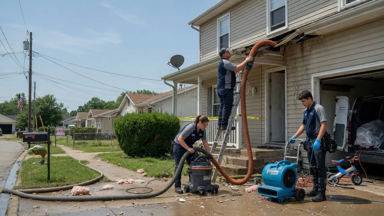 Water Damage Restoration in Sheridan, TX near me